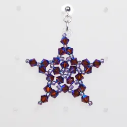 Pierces - Silver brass - Earrings Phoenix - Pierces - Silver brass - Laiton argenté